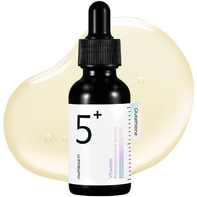 numbuzin No.5+ Glutathione Vitamin Concentrated Face Serum Travel Size 1.01 fl oz - Imperfect Box