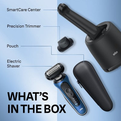 Braun Series 6-6172cc Rechargeable Wet & Dry Shaver + Smart Care Center - New