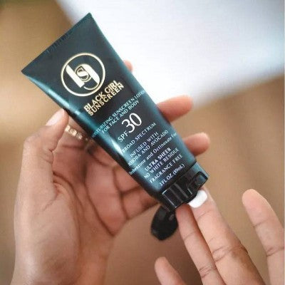Black Girl Sunscreen Broad Spectrum Infused with Jojoba Oil SPF 30 3 fl oz - Imperfect Container