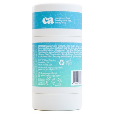 Clean Age Cedar & Sea Salt AHA Solid Deodorant for Teens 2.25oz - Imperfect Container