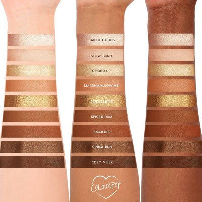 ColourPop 9-Pan Eyeshadow Makeup Palette Feelin' Toasty 0.3oz - Imperfect Box