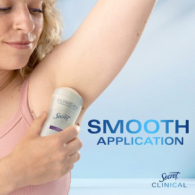 Secret Clinical Invisible Solid Antiperspirant & Deodorant Clean Lavender 2.6oz - Missing Box