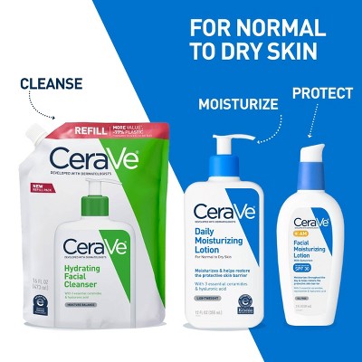 CeraVe Hydrating Face Wash with Hyaluronic Acid and Glycerin Refill 16 fl oz - New
