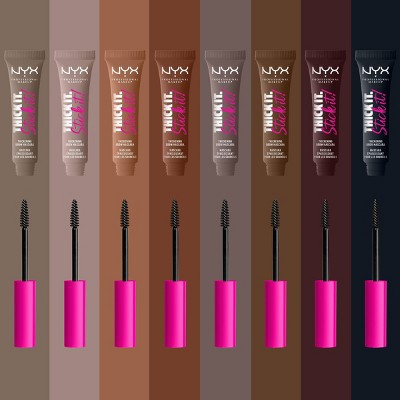 NYX Professional Makeup Thick It Stick It Brow Gel Mascara Ash Brown 0.23 fl oz - New