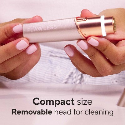 Finishing Touch Flawless Facial Hair Remover Electric Razor for Women Coral - Imperfect Box