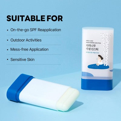 Round Lab Birch Juice Moisturizing UV-Lock Sun Stick - Missing Box