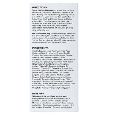 LilyAna Naturals Retinol Face Moisturizer 1.7oz - Imperfect Box
