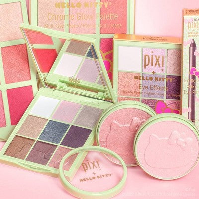 Pixi + Hello Kitty Highlighting Pressed Powder Blush Friendly Blush 0.35oz - Missing Box
