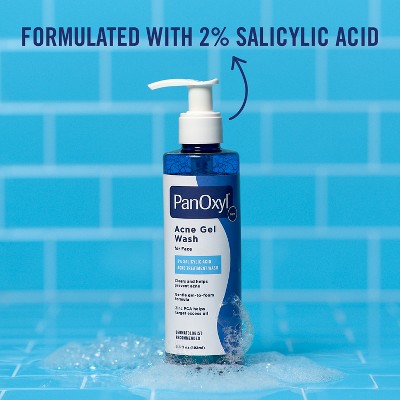 PanOxyl Acne Gel Wash for Face with 2% Salicylic Acid 6.5 fl oz - New
