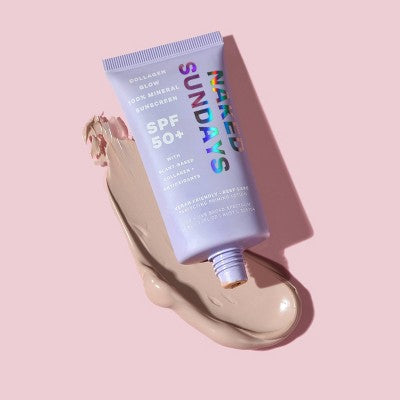 Naked Sundays Collagen Glow Mineral Perfecting Priming Lotion SPF50 + 50ml - Missing Box