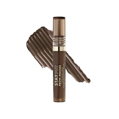 Milani Stay Put Tinted Brow Mousse Dark Brown 0.05oz - Imperfect Box