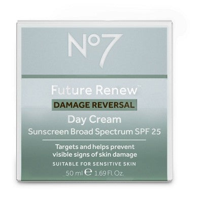 No7 Future Renew Damage Reversal Day Cream SPF 25 1.69 fl oz - Imperfect Box