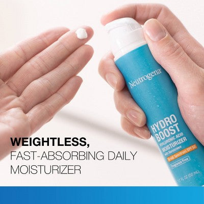 Neutrogena Hydro Boost Hyaluronic Acid Facial Moisturizer to Hydrate & Soothe Dry Skin SPF 50 1.7 fl oz - Missing Box