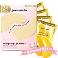 Grace & Stella Energizing Under Eye Mask Gold  24 Pair - Imperfect Box