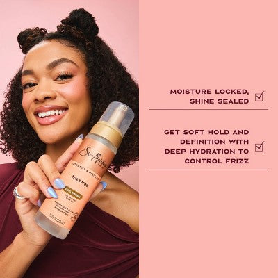 SheaMoisture Coconut and Hibiscus Frizz-Free Curl Mousse 7.5 fl oz - New