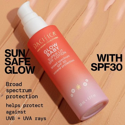 Pacifica Glow Baby Super Glow Face Lotion SPF 30 1.7 fl oz - Missing Box