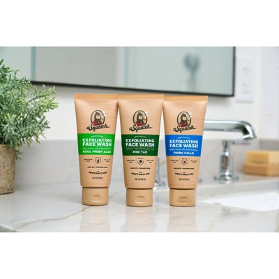 DR. SQUATCH Men's Natural  Face Wash Fresh Falls 4oz - New