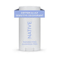 Native Sensitive Solid Deodorant Cotton & Lily  2.65oz - New