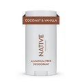 Native Solid Deodorant for Women & Men Coconut & Vanilla 2.65oz - Imperfect Container