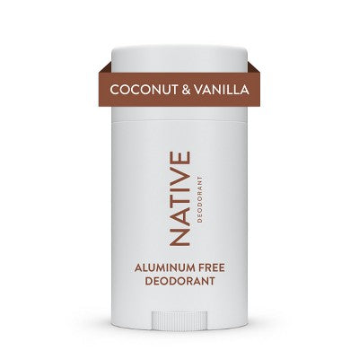 Native Solid Deodorant for Women & Men Coconut & Vanilla 2.65oz - Imperfect Container