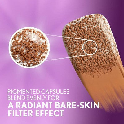 COVERGIRL Simply Ageless Skin Perfector Essence Vegan Foundation 60 Tan 1 fl oz - Imperfect Container