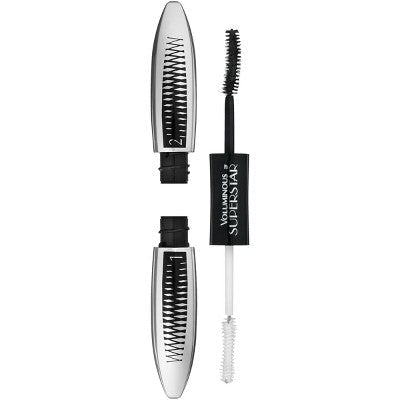L'Oreal Paris Voluminous Superstar Mascara 621 Blackest Black 0.41 fl oz - New