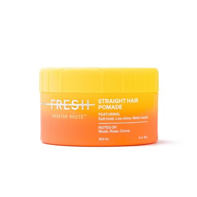 FRESH by Houston White Pomade for Straight Hair 3oz - New