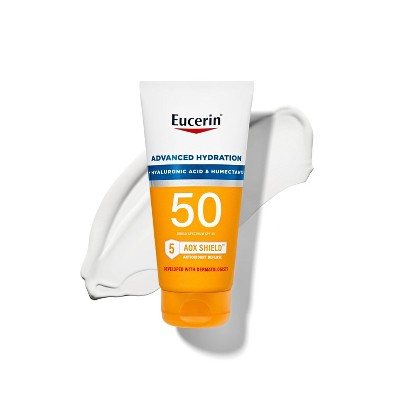 Eucerin Advanced Hydration Sunscreen Lotion SPF 50 5 fl oz - Imperfect Container