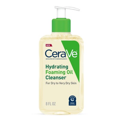 CeraVe Hydrating Foaming Cleansing Oil Face Wash 8 fl oz - New
