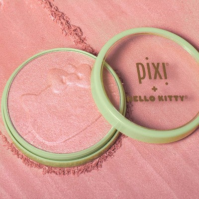 Pixi + Hello Kitty Highlighting Pressed Powder Blush Friendly Blush 0.35oz - Imperfect Box