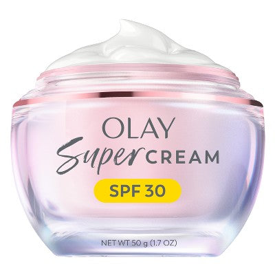 Olay Super Cream Face Moisturizer with Sunscreen SPF 30 1.7oz - Missing Box