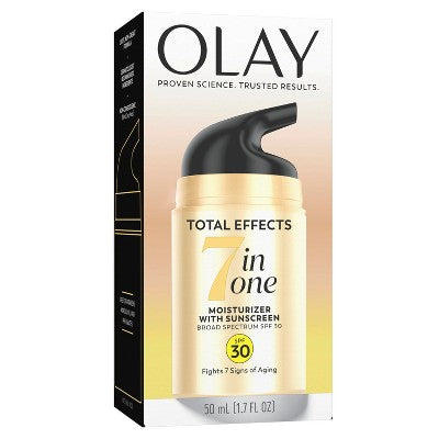 Olay Total Effects Face Moisturizer SPF 30 1.7 fl oz - New