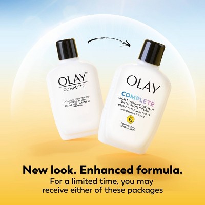 Olay Complete Lotion Moisturizer SPF 15 6 fl oz - Missing Box