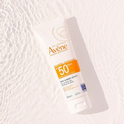 Avene Mineral Face and Body Sunscreen Zinc Oxide SPF50 4.2oz - Imperfect Container