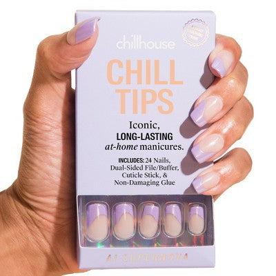 Chillhouse Chill Tips Press-On Fake Nails AI Supernova 24ct - Imperfect Box