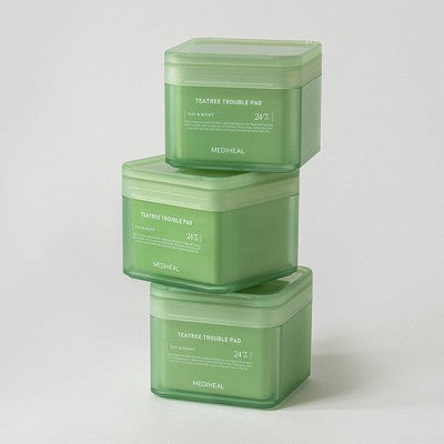 MEDIHEAL Teatree Trouble Toner Pads 100ct - Imperfect Box