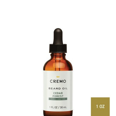 Cremo Forest Blend Revitalizing Beard Oil 1 fl oz - Imperfect Box