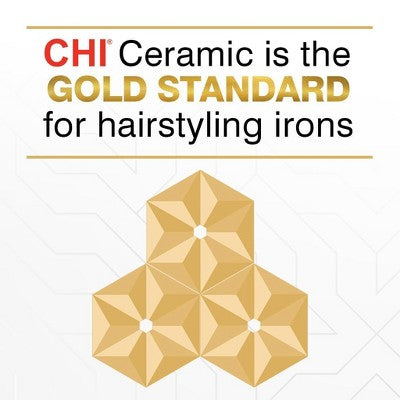 CHI Original Ceramic Hair Straightener Flat Iron 1" Floating Plates Black - Imperfect Box
