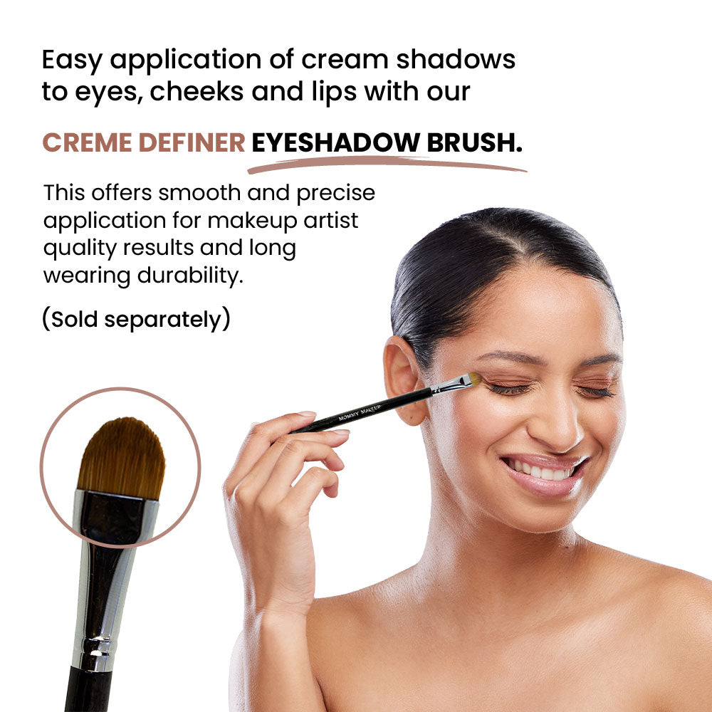 Champagne on Ice Any Wear Creme - A Waterproof Multi-tasking creme to powder product for eyes, cheeks & lips. Can be worn anywhere