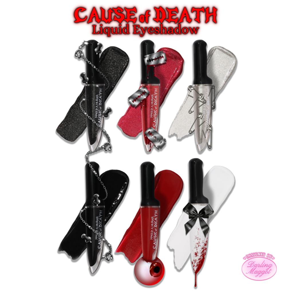 Cause of Death Liquid Eyeshadow Collection — Black Coffin