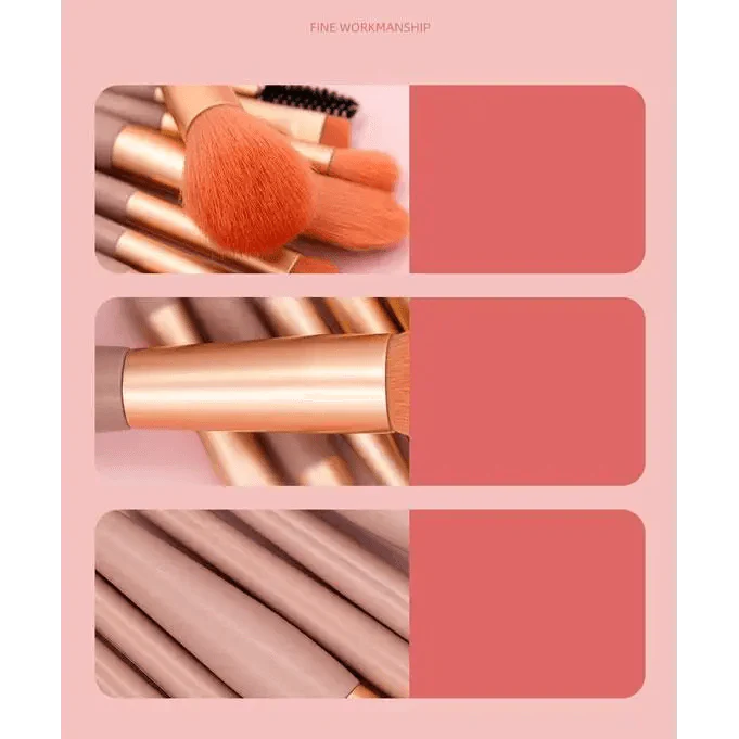 Super Luxury Quality Amazing 8Pcs Mini Travel Portable Soft Makeup Brushes Set Cosmetic Powder Eye Shadow Foundation Blush Blending Beauty Make Up Brush Tool