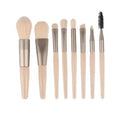 Super Luxury Quality Amazing 8Pcs Mini Travel Portable Soft Makeup Brushes Set Cosmetic Powder Eye Shadow Foundation Blush Blending Beauty Make Up Brush Tool
