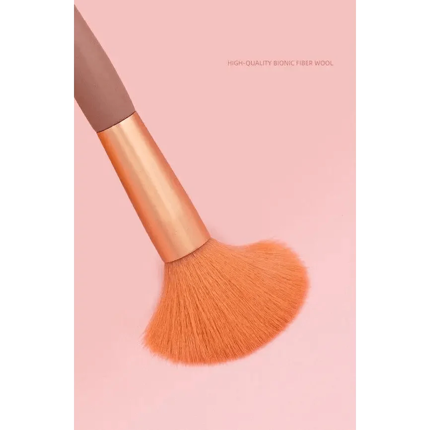 Super Luxury Quality Amazing 8Pcs Mini Travel Portable Soft Makeup Brushes Set Cosmetic Powder Eye Shadow Foundation Blush Blending Beauty Make Up Brush Tool